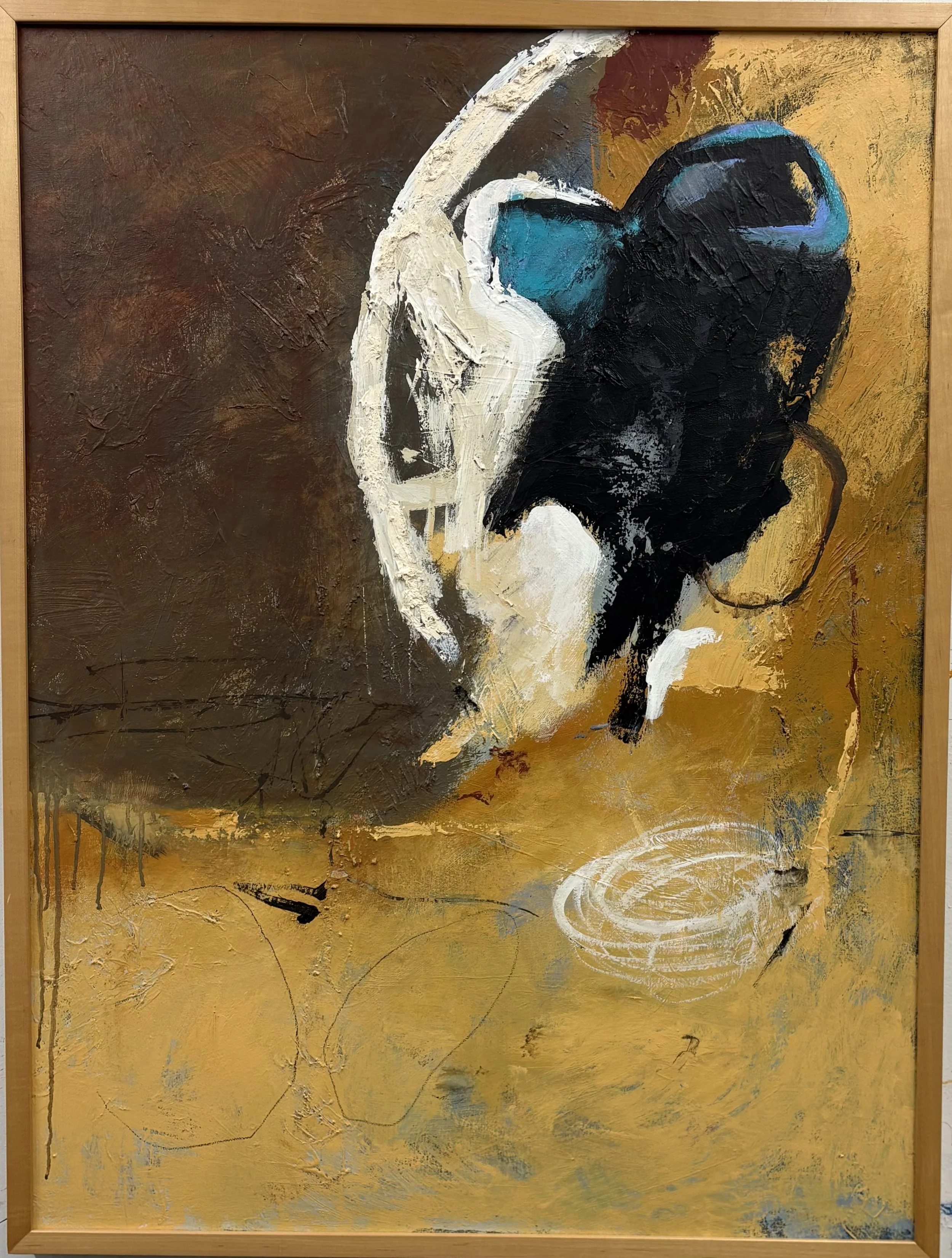 "Space Shuttle", 31"x41", Framed 