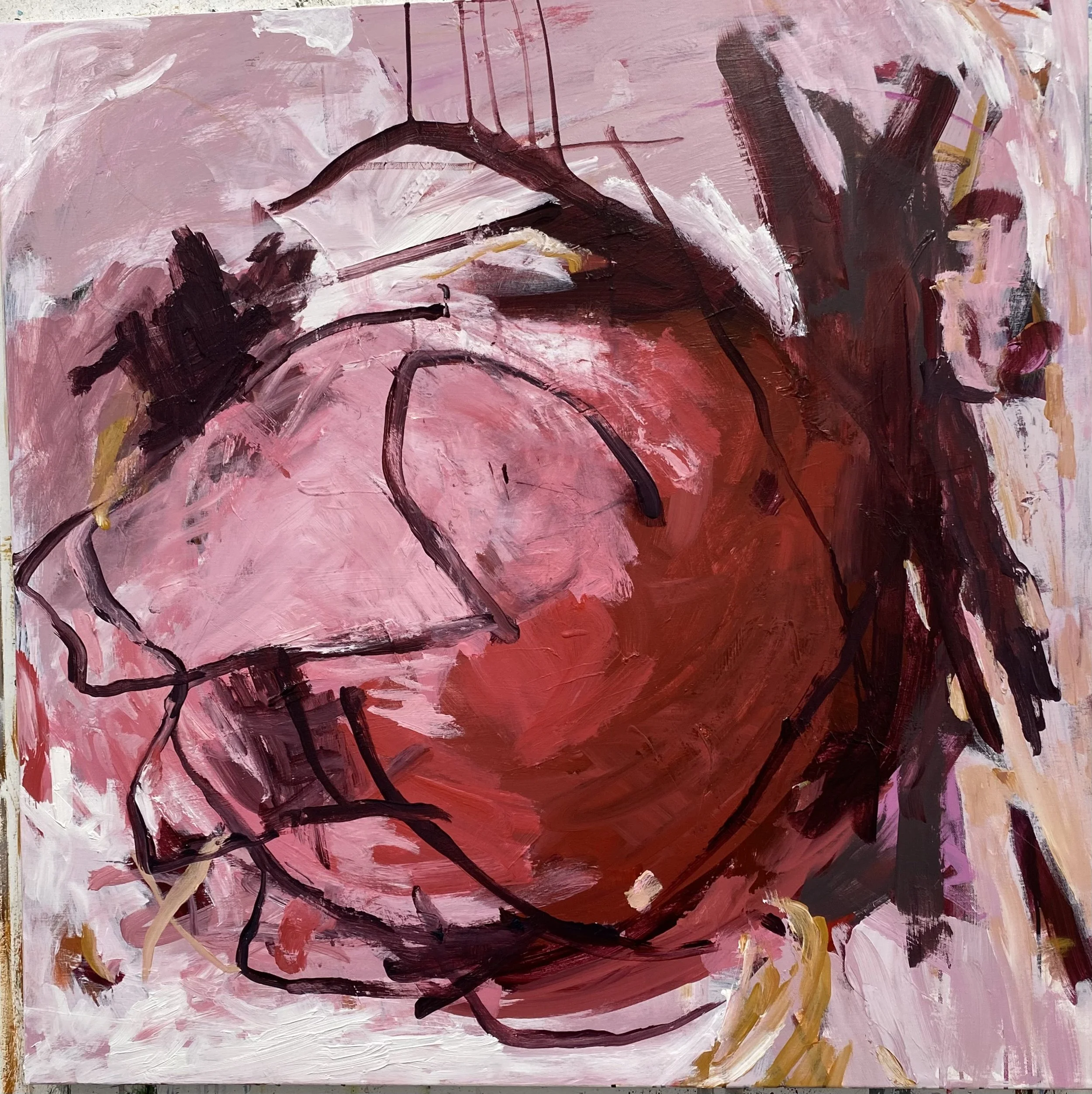 ITS COMPLICATED", 36X36", ON CANVAS