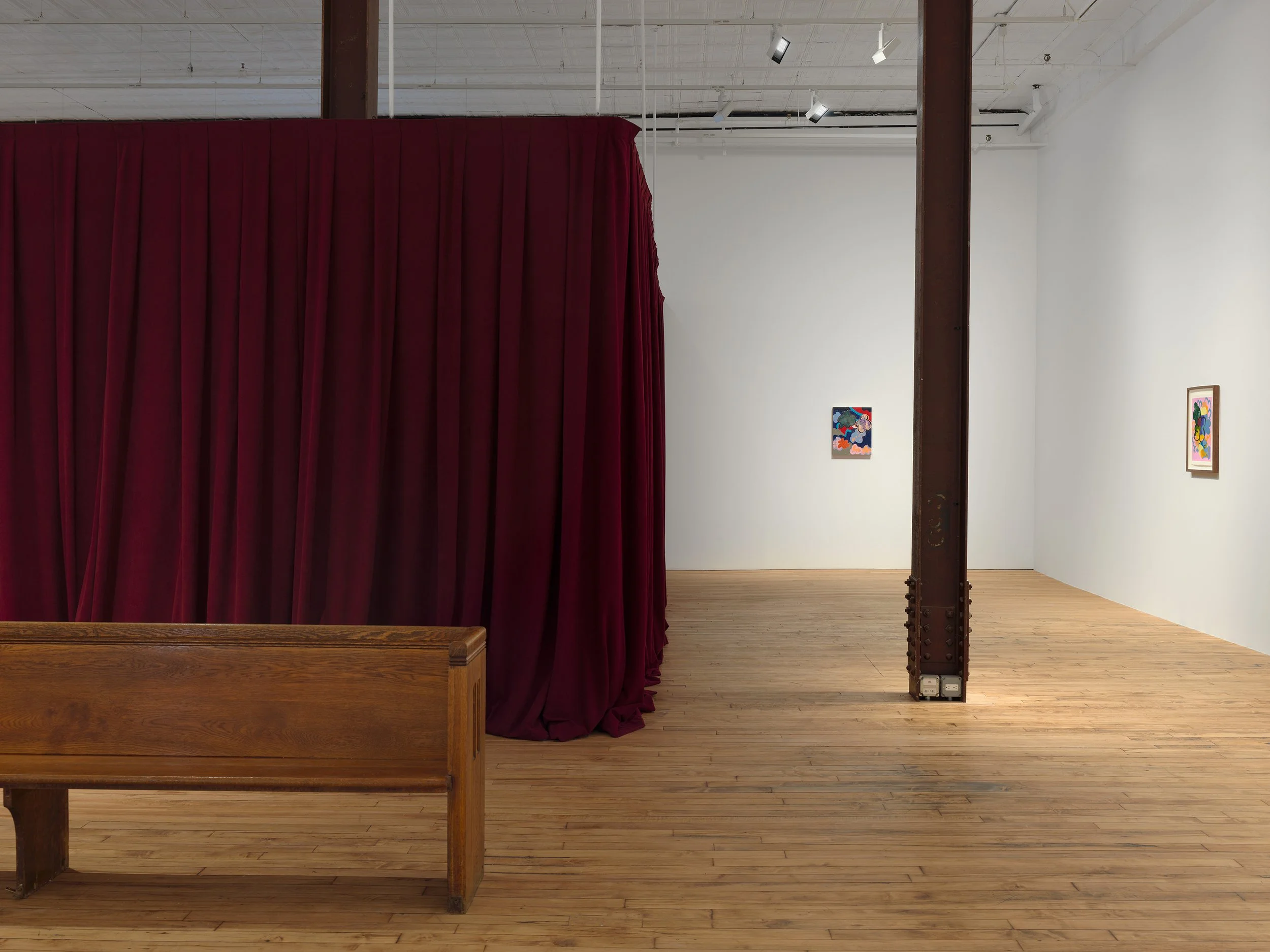 Low-slung Promises on the Tongues of the Devout (installation view), 2025.