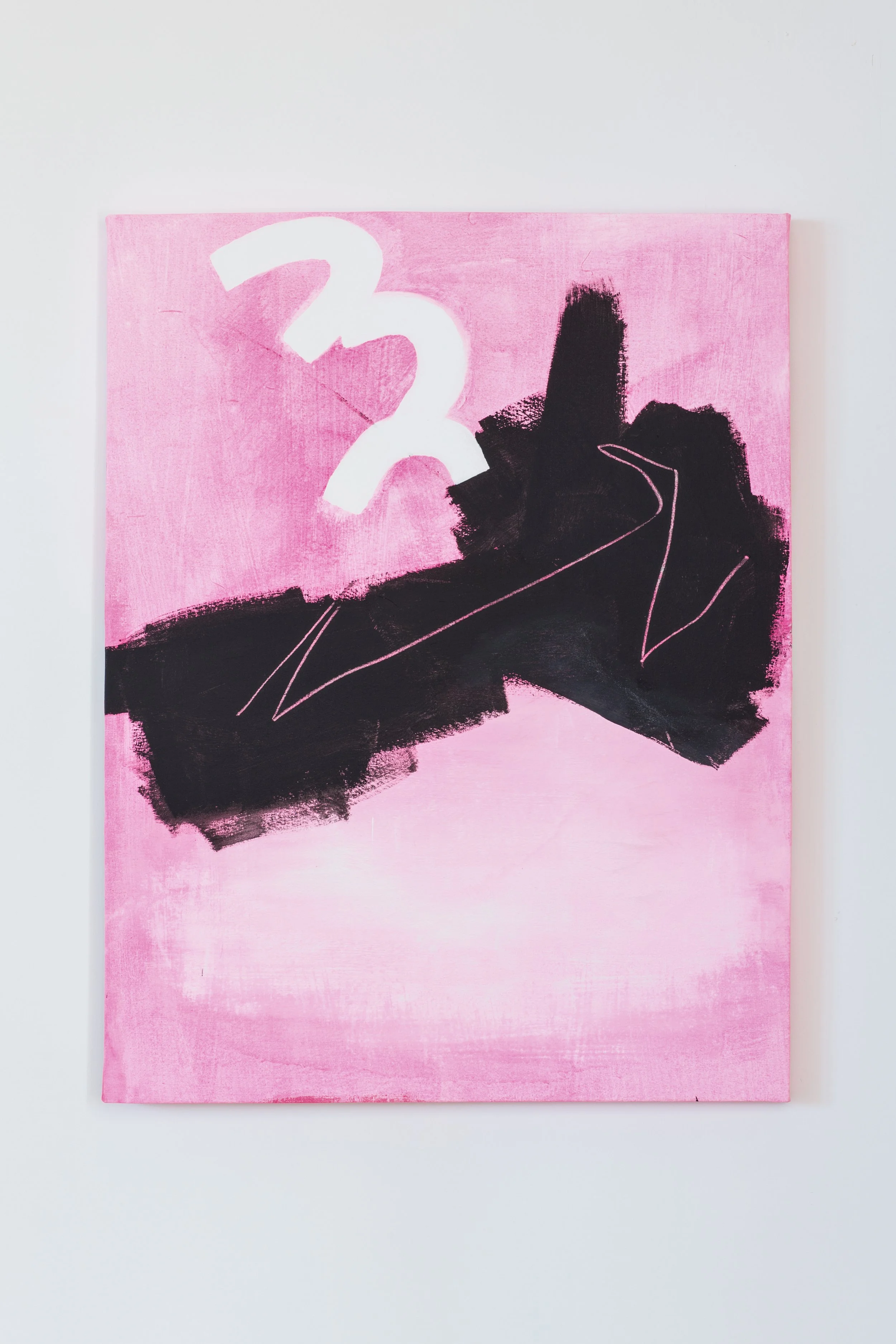 It's not me, it's you, 2013. 
Acrylic on canvas.
41 x 31.5 inches (104.1 x 80 cm).