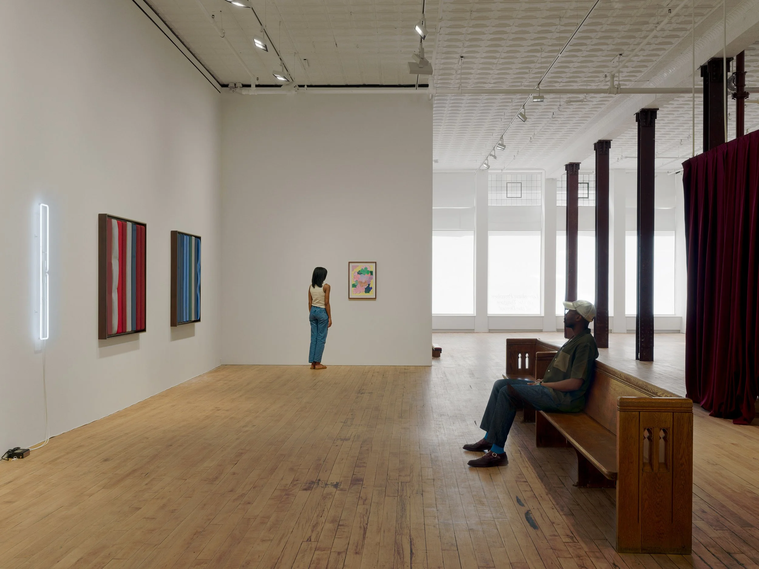 Low-slung Promises on the Tongues of the Devout (installation view), 2025.