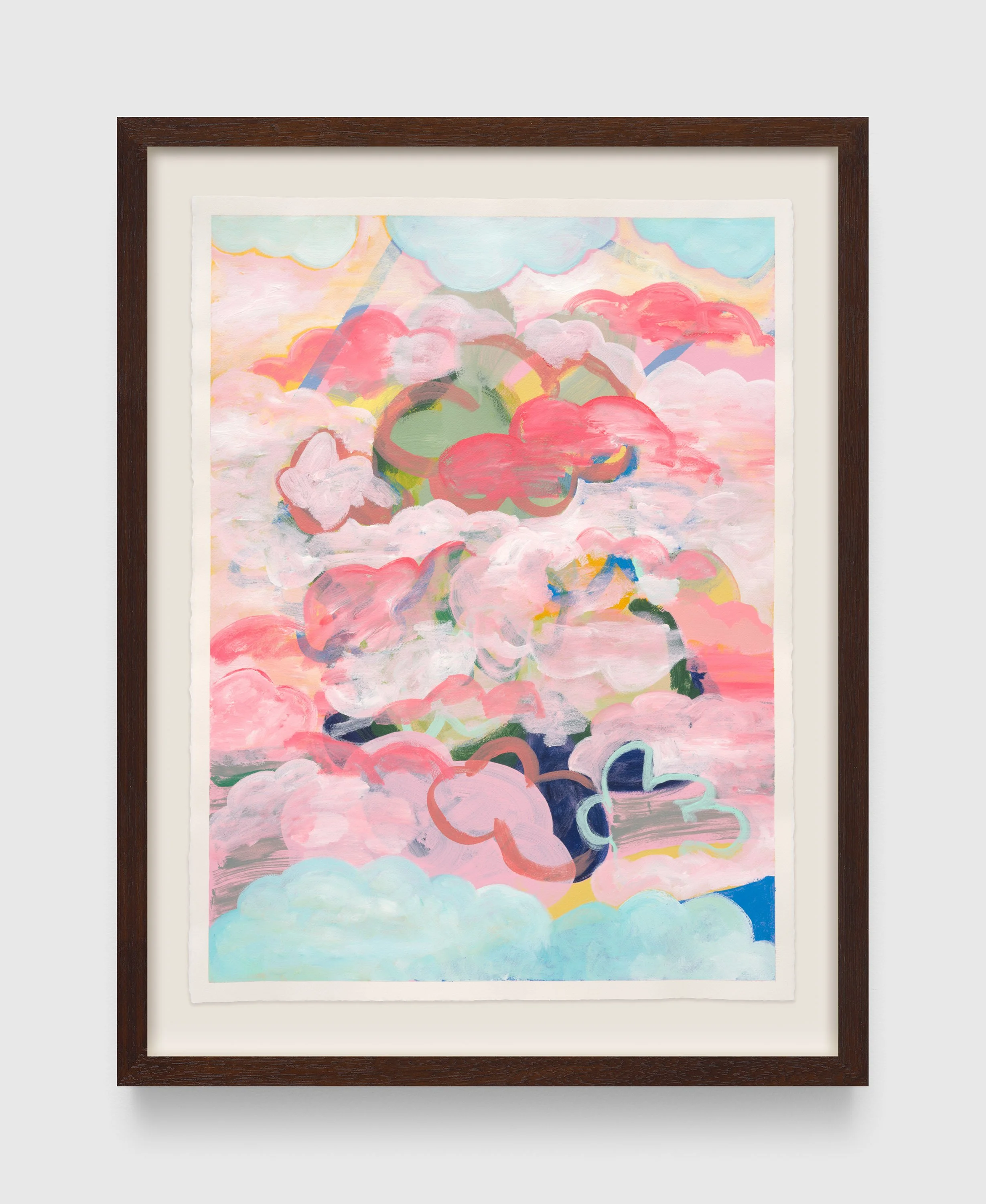 Blessing at Dawn, 2025.
Acrylic on paper.
30 x 22 inches (76.2 x 55.9 cm).