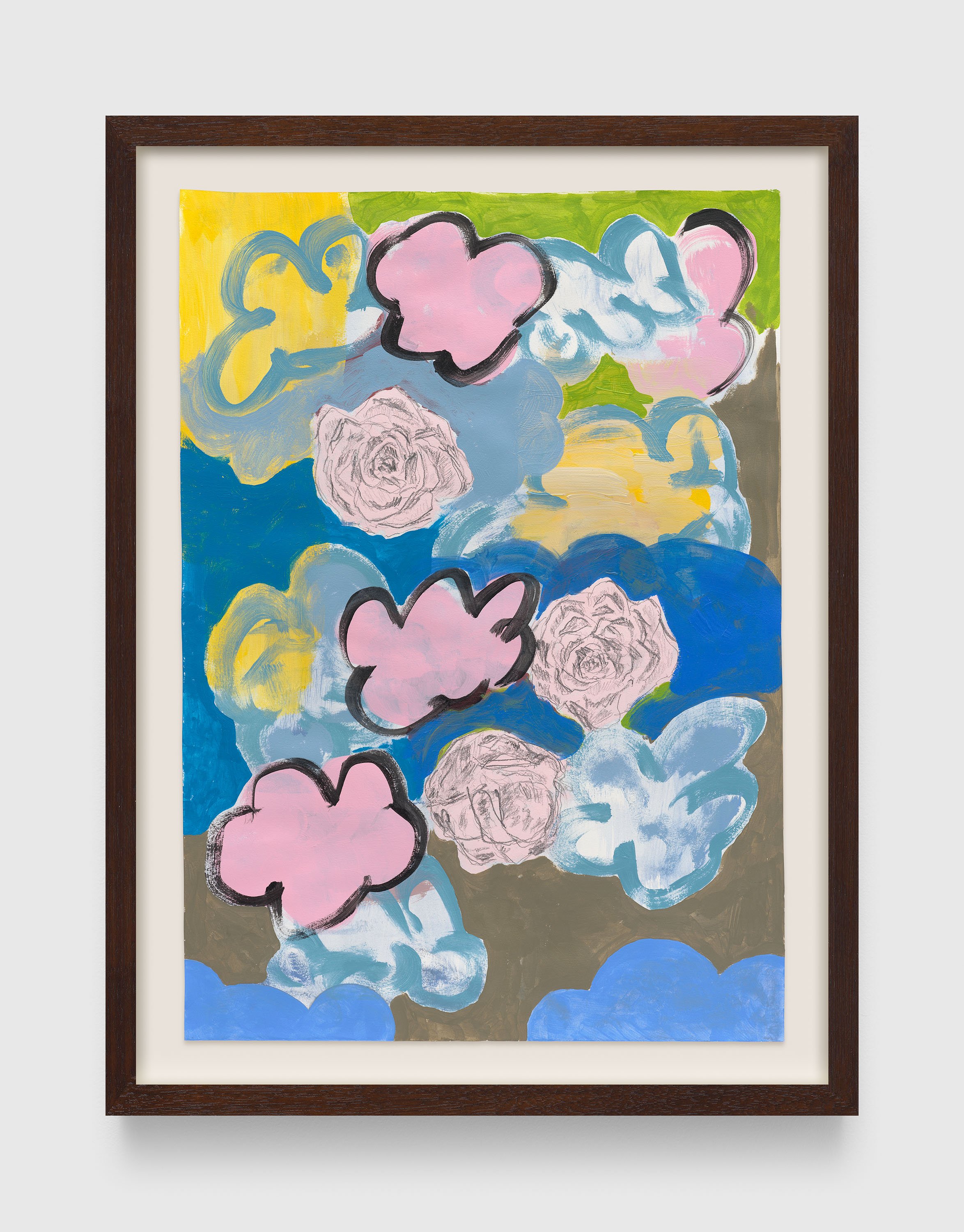 As Above, 2025.
Acrylic on paper.
25 1/8 x 18 7/8 x 1 1/2 inches (63.5 x 47.9 x 3.8 cm).