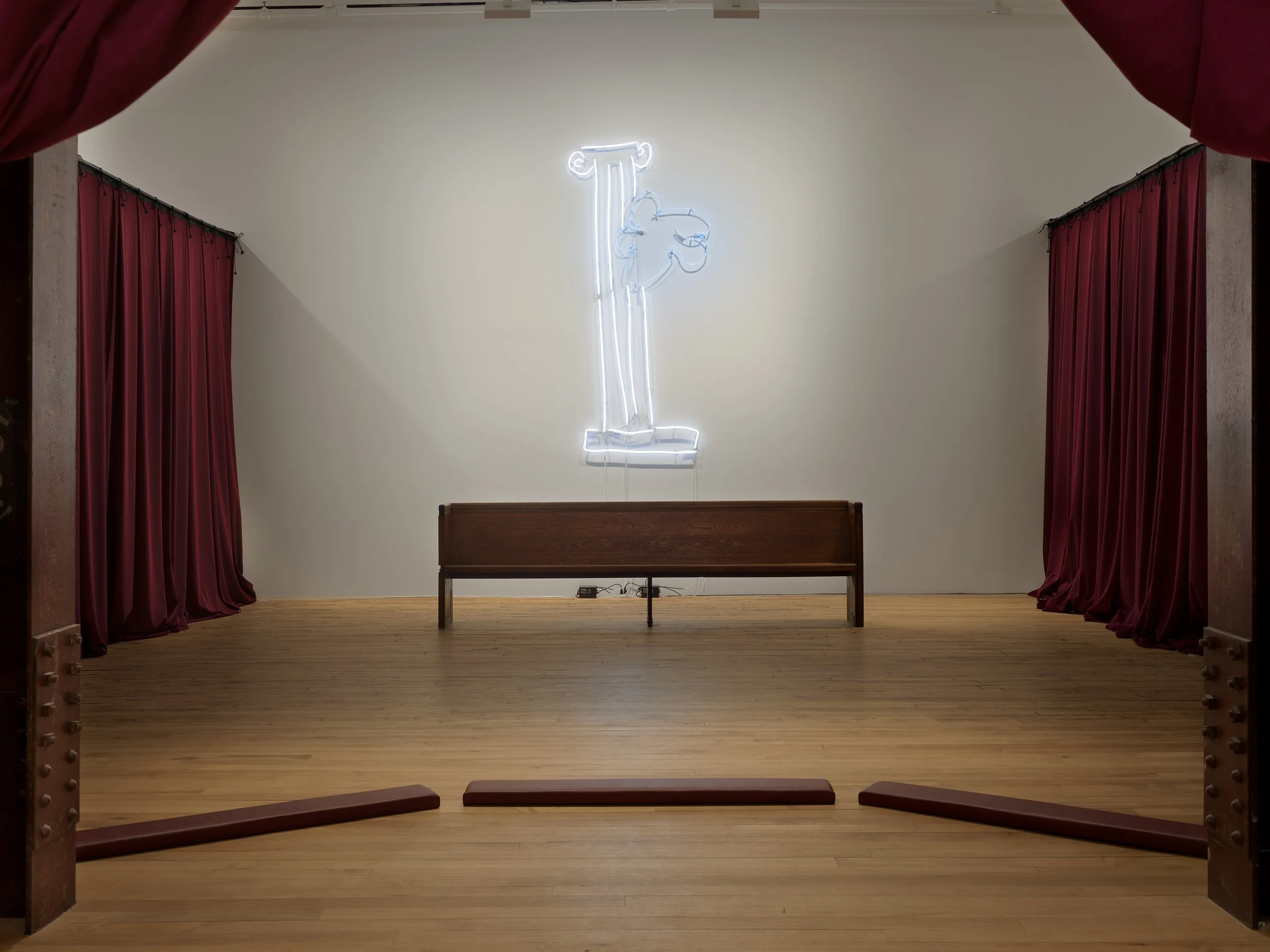 Low-slung Promises on the Tongues of the Devout (installation view), 2025.