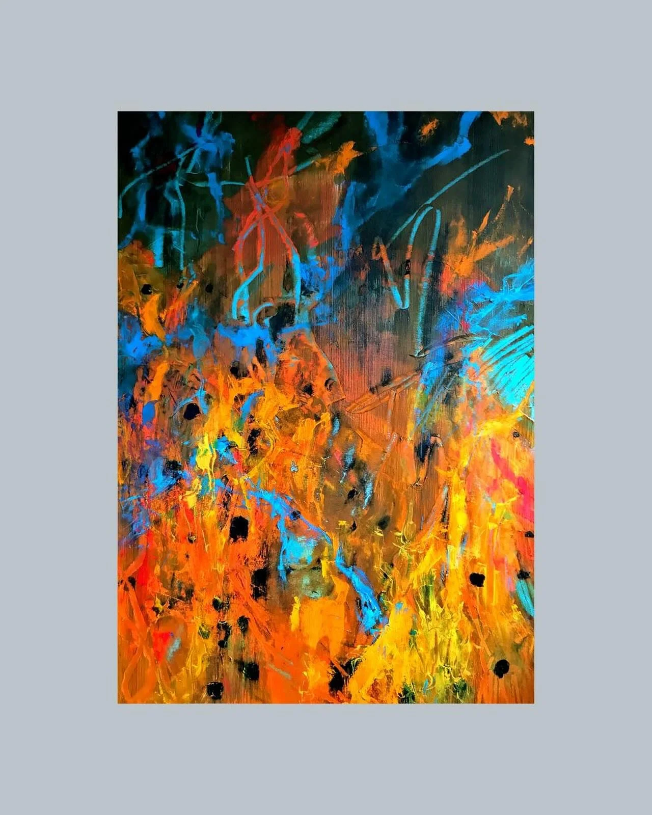So glad that my painting &ldquo;Joy as an Act of Resistance&rdquo; (inspired by Nadine Ijewere) is part of the Visual Art Open this year. Looking forward to the results! 

Acrylic on Canvas

#supportindependentartists #contemporaryabstract #artbuyer 
