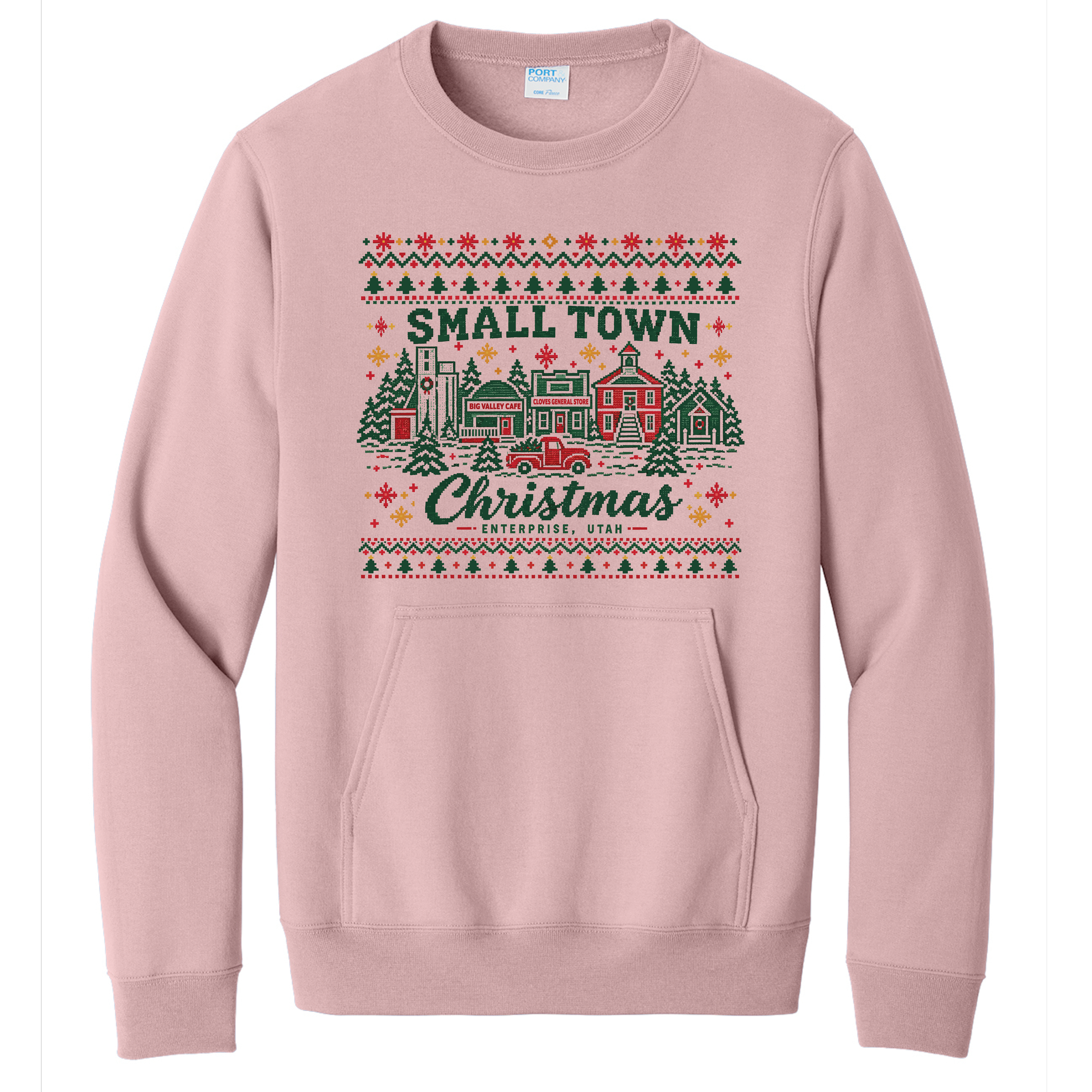 Adult Small Town Fair Isle Crewneck