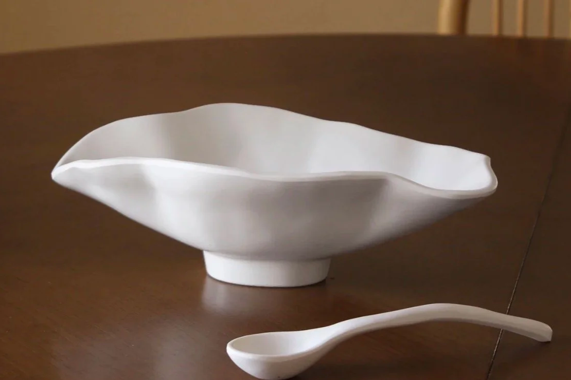 Beatriz Ball Melamine Collection Small Oval Bowl With Spoon