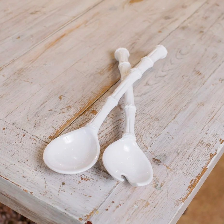 Beatriz Ball Melamine Collection Bamboo Large Salad Server