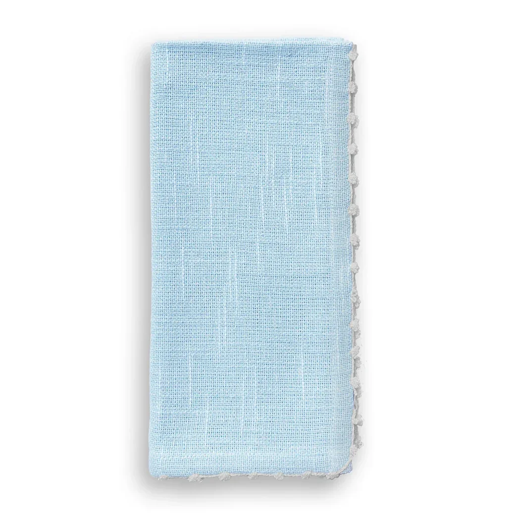 French Graffiti Blue Napkin.webp