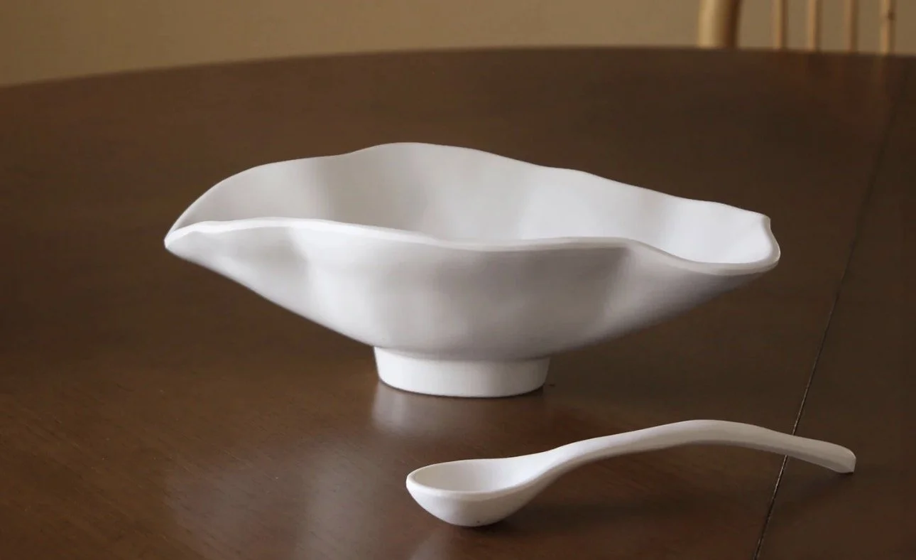 Beatriz Ball Melamine Collection Small Oval Bowl With Spoon