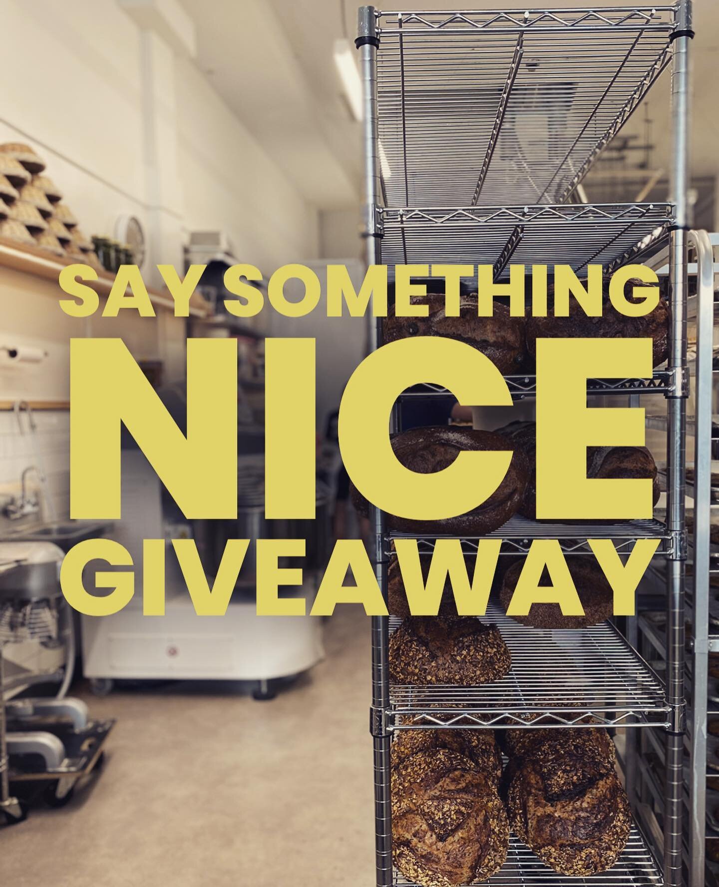 hey! it&rsquo;s a nice time to say something nice! easiest giveaway ever: comment telling us which local business you&rsquo;ve had a really nice experience at recently (tag them if applicable) and you&rsquo;ll be entered to win a $25 WCB gift card. y