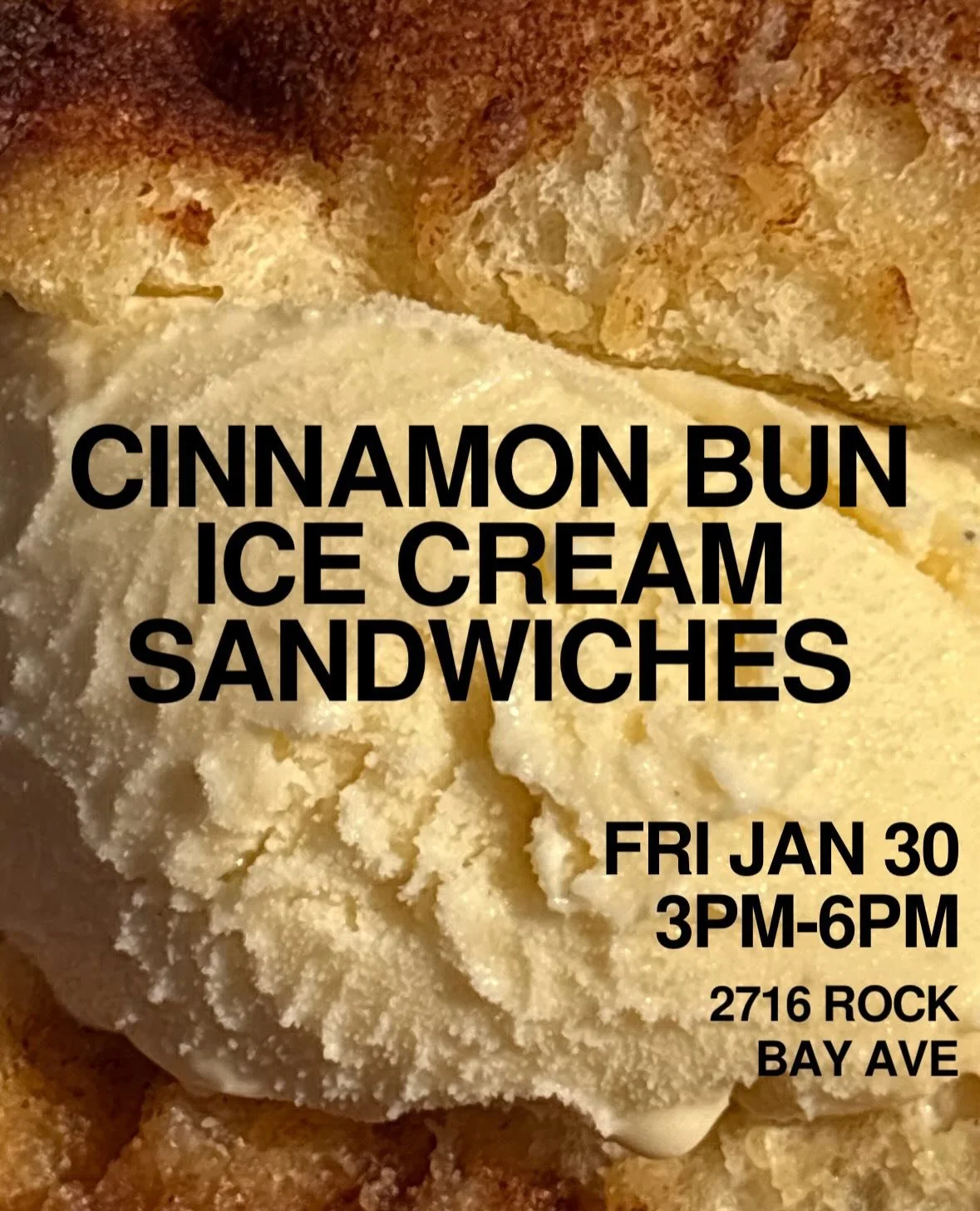 thrilled to invite you to celebrate the opening of Cold Comfort&rsquo;s new headquarters here in Rock Bay for a sweet little pop-up collab!

📆 Jan 30
⏰ 3PM-6PM
📍2716 Rock Bay Ave

come through for an insane cinnamon bun ice cream sandwich - a whole