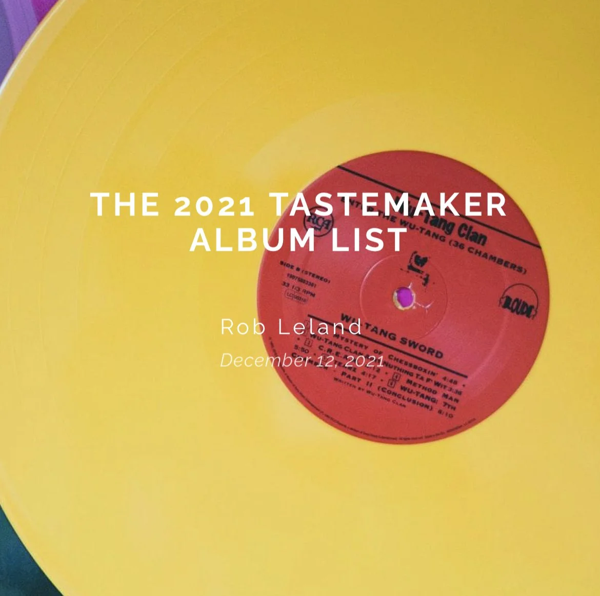 2021 Tastemaker Album List