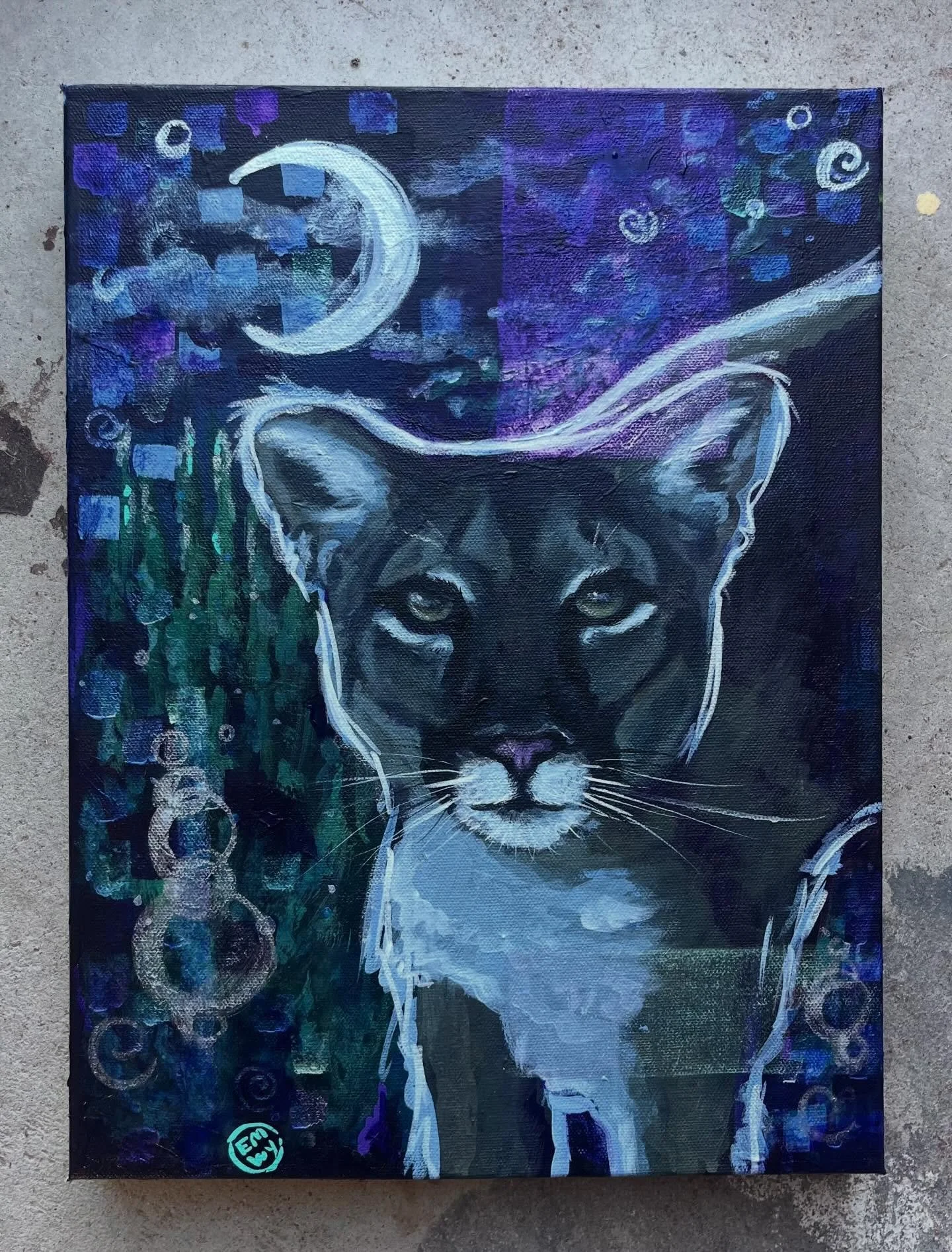 As expected, the mountain lion pushed me out of my comfort zone. They say that&rsquo;s where growth happens. We definitely had a little power struggle. I kept saying &ldquo;make it bright!&rdquo; and the lion said, &ldquo;it&rsquo;s nighttime, silly.