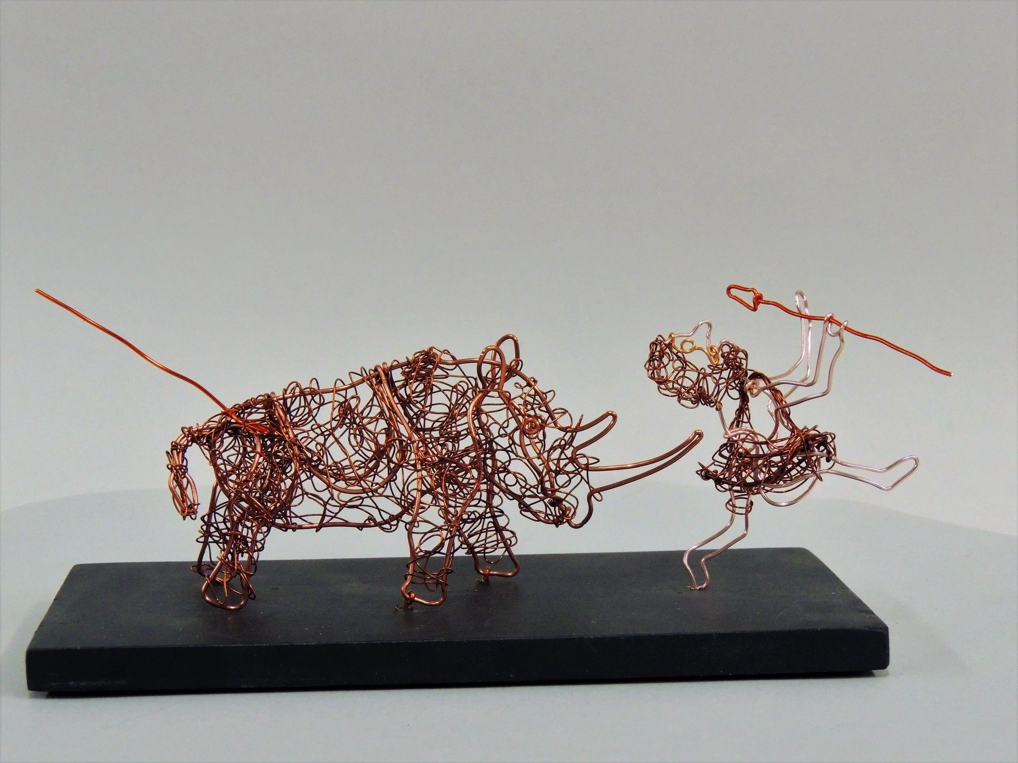 Come see us at Stop 27 of the Corrales Art Studio Tour!

This is Gary Chaffin and his wire sculptures. While he's here he'll have a table where kids can learn a bit about what he's doing. 

I love that. We love kid friendly art around here. My son ha