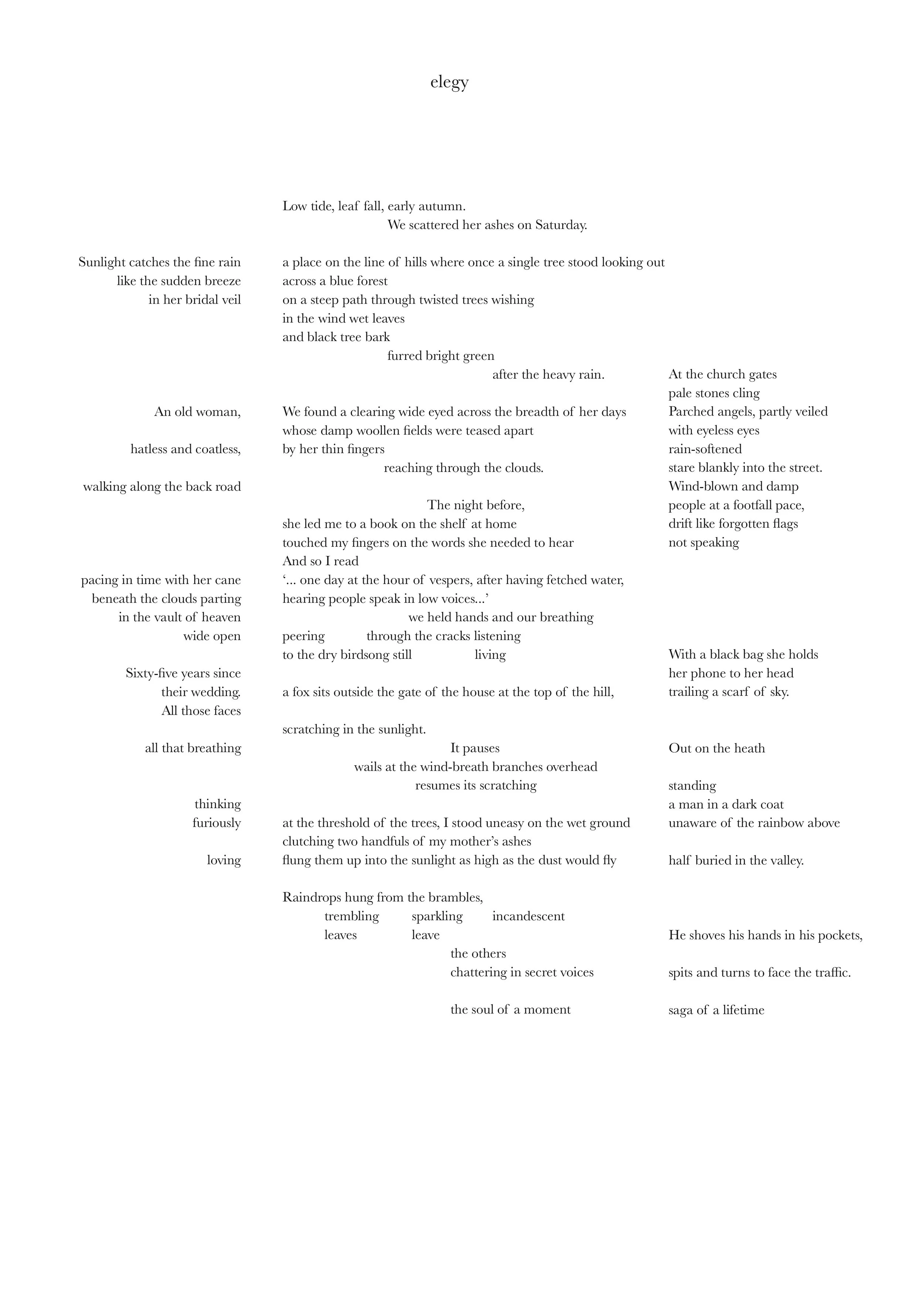 Elegy