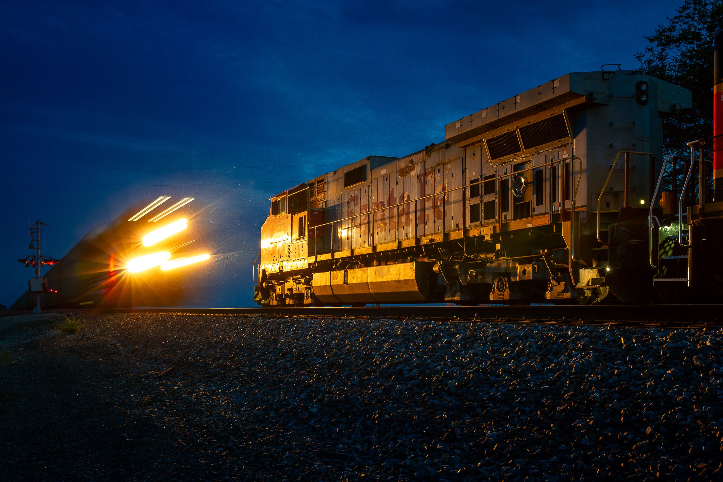 blue hour on the beardstown