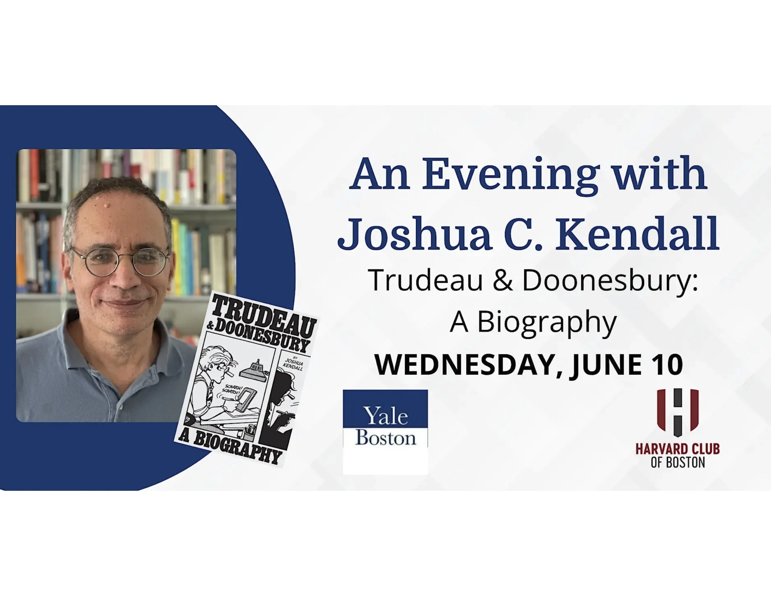 An Evening with Joshua Kendall - Trudeau &amp; Doonesbury