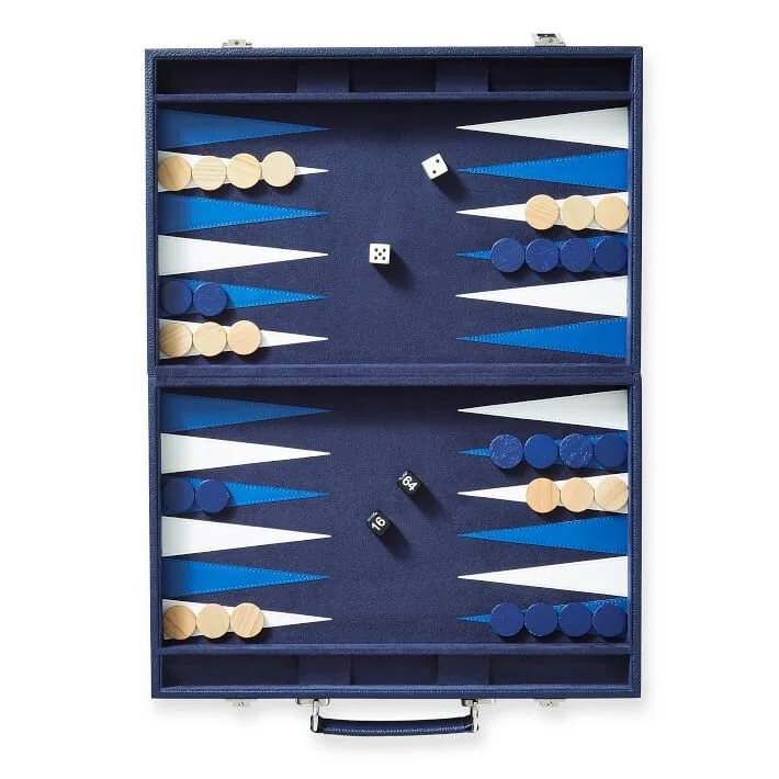 Leather Backgammon Set