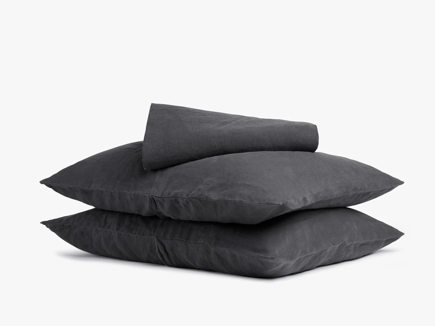 Coal Linen Sheet Set