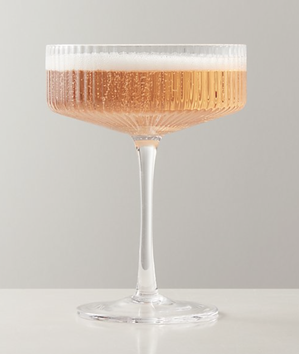 Fluted Cocktail Glasses
