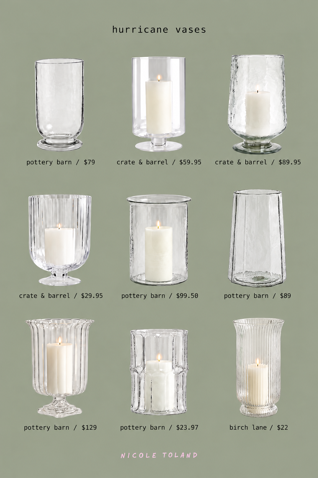 Hurricane Vases + Setting The Vibes
