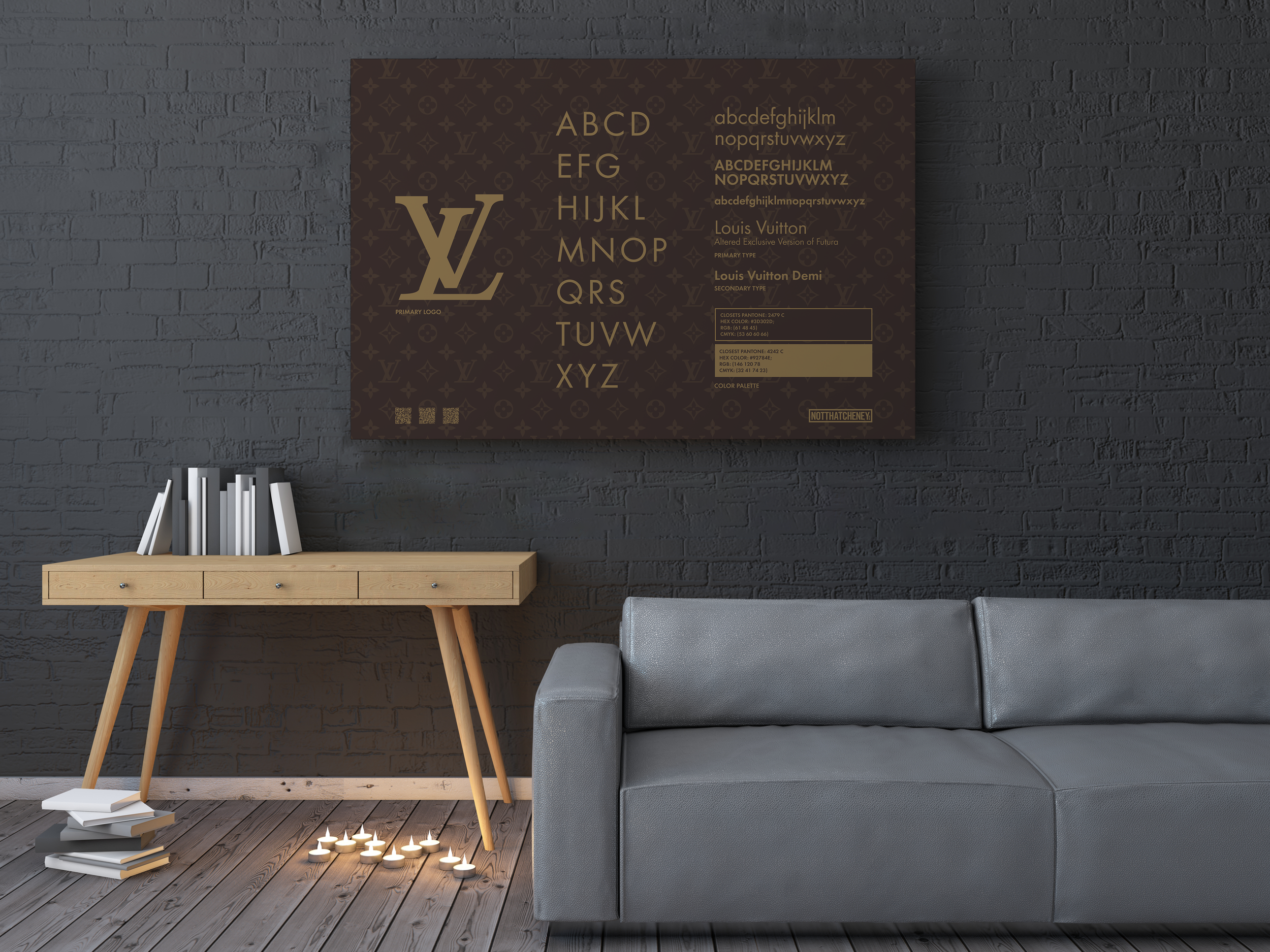 Louis Vuitton logo  Wall Art, Wall papers, Wall Coverings