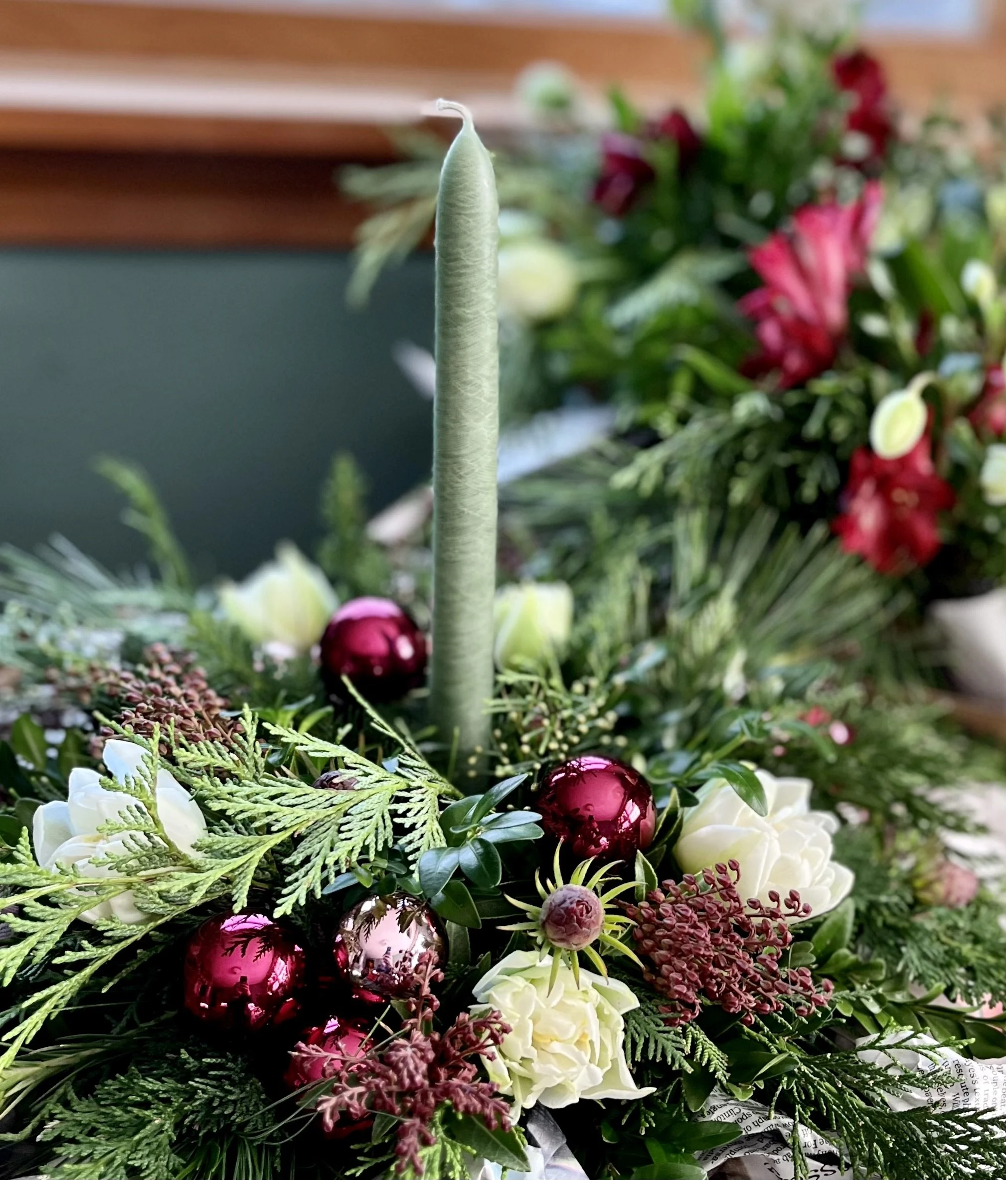 December  6, 2025  -   Festive Seasonal Flower Arrangement 