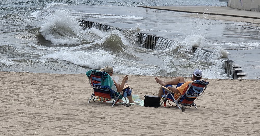 Unbothered - Couple by Lake Michigan Chicago - Marie-B Photography.jpg
