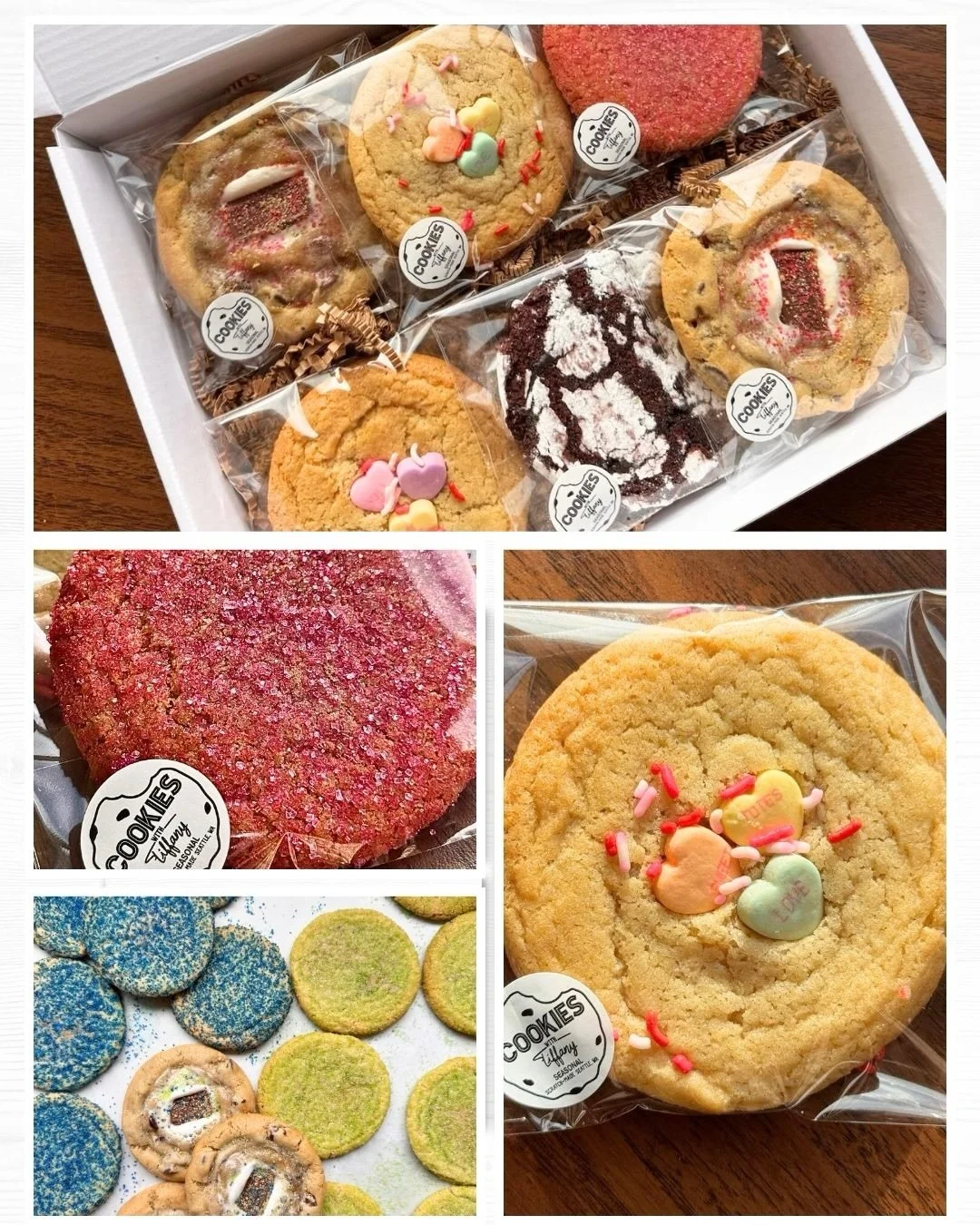 It&rsquo;s a BIG Valentine&rsquo;s Week at Cookies with Tiffany 💕 🍪 Love is in the air&hellip; and so is the aroma of freshly baked cookies 😋 

Wednesday (2/11) - Cedar Hall | 11-2 💚 💙 
It&rsquo;s also Seahawks Parade Day 😎🙌 We&rsquo;ll have o