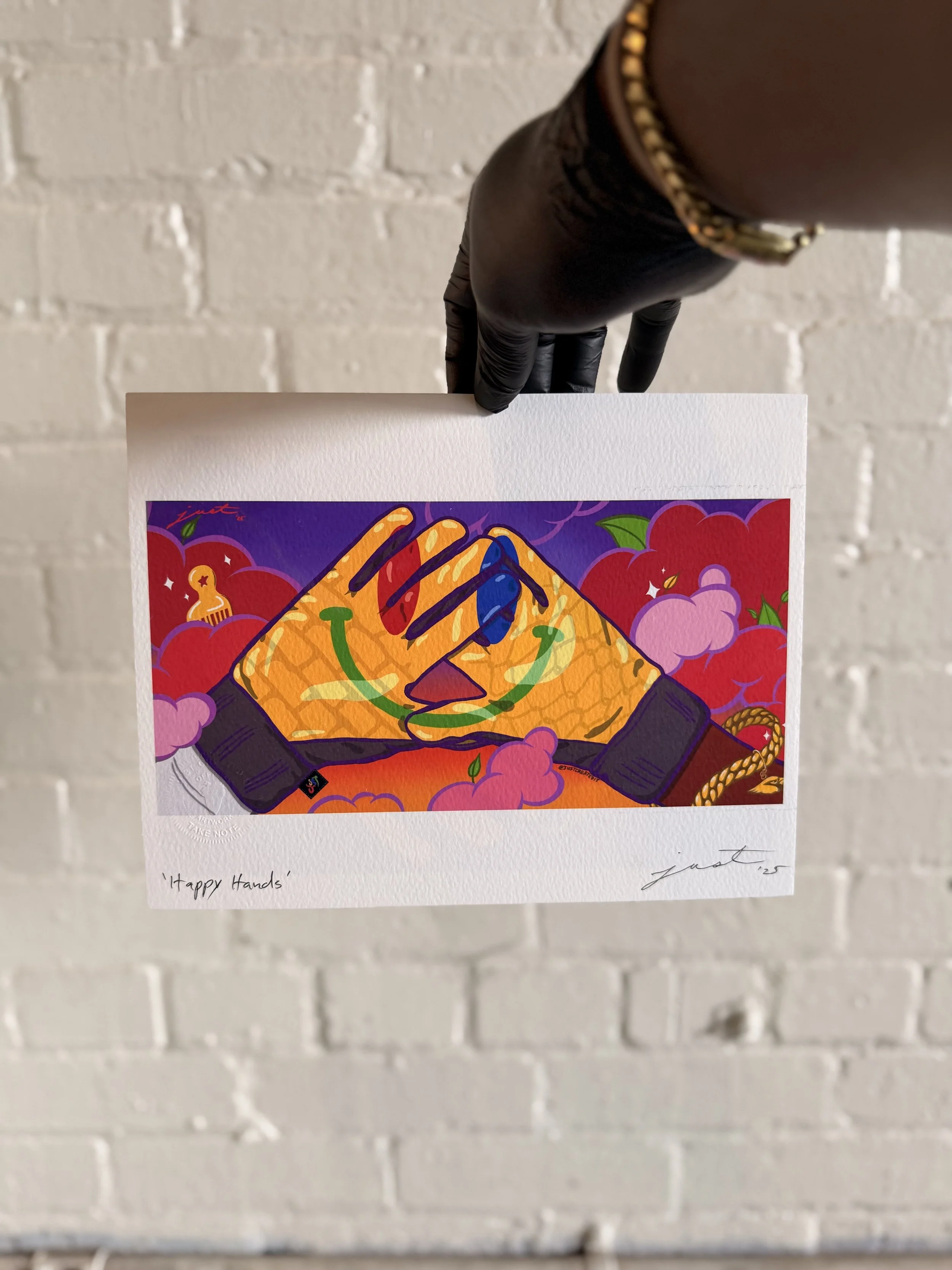 'Happy Hands' Print