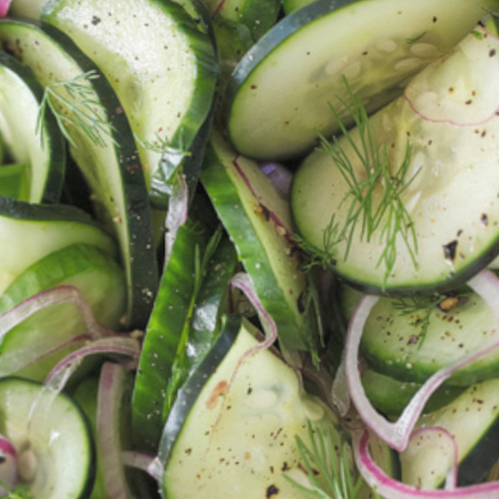 Cucumbers with Dill