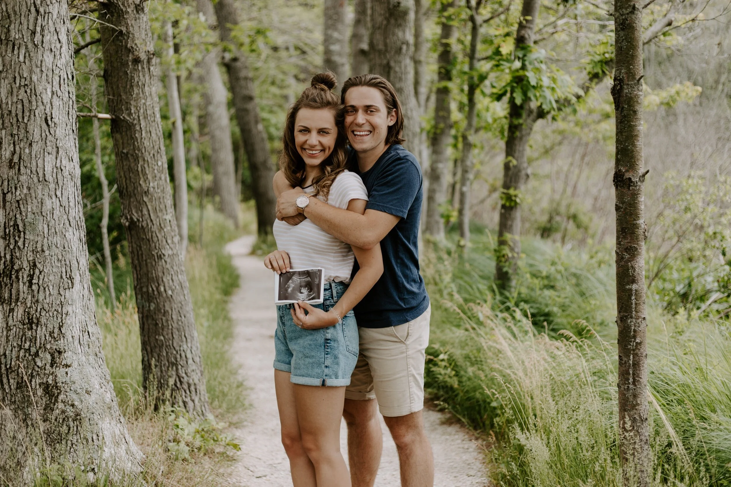 fathers day pregnancy announcement / aaron + rachel