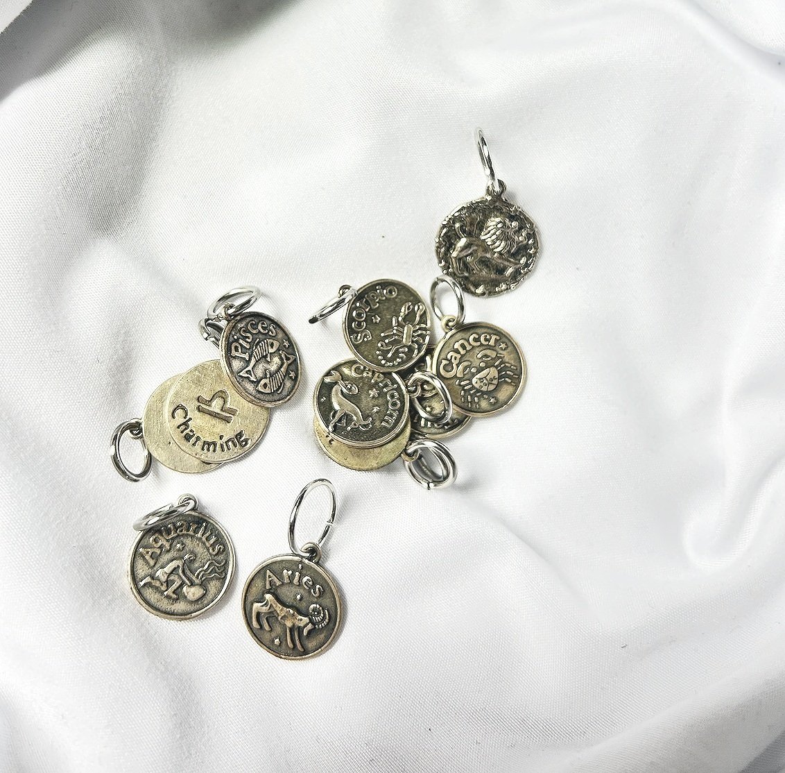 Zodiac Sterling Silver Shoe Charm