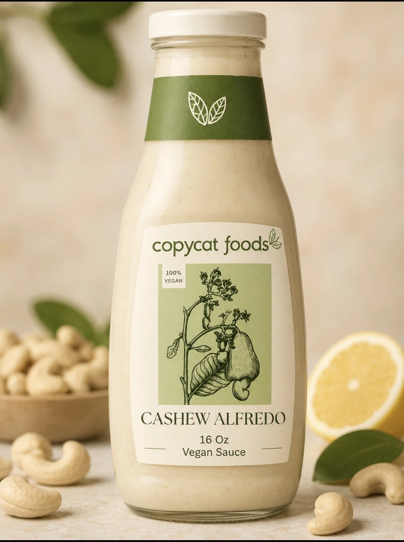 Cashew Alfredo Cream Sauce 16oz
