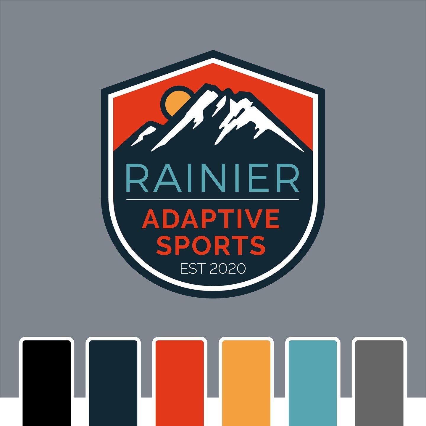 Rainier Adaptive Sports | Brand Color Palette

Your brand encompasses much more than just a logo! Color can make a strong impact on your audience, it's important to get it just right and then show up consistently with your palette. This sporty color 