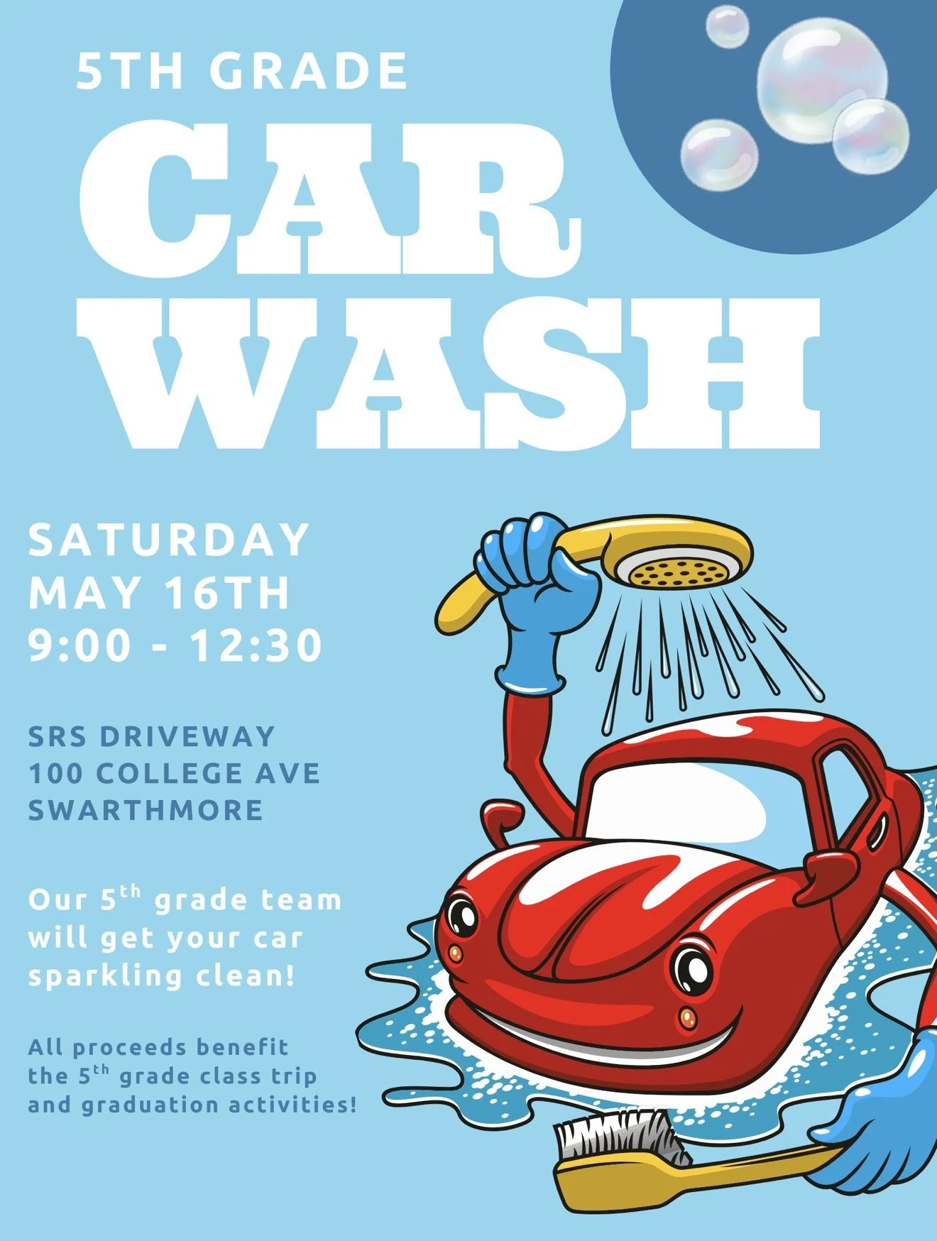 5th Grade Car Wash