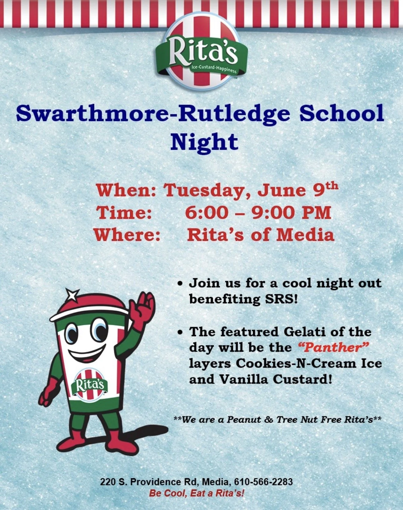 SRS Spirit Night @ Rita's in Media