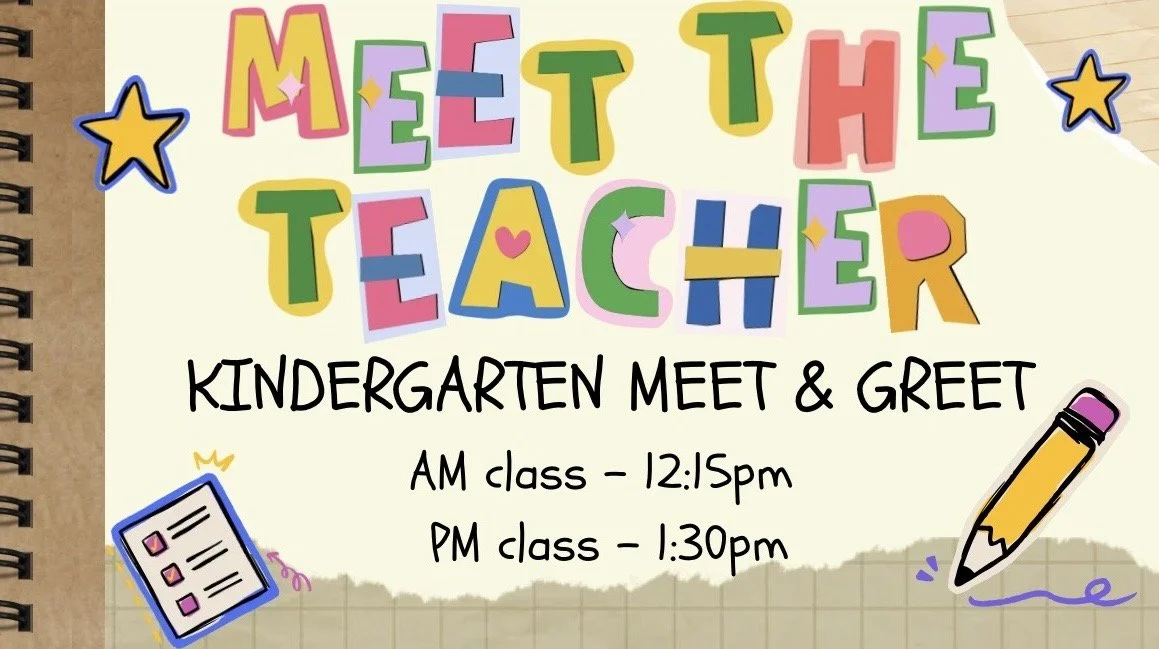 PM Kindergarten Meet & Greet with Teachers