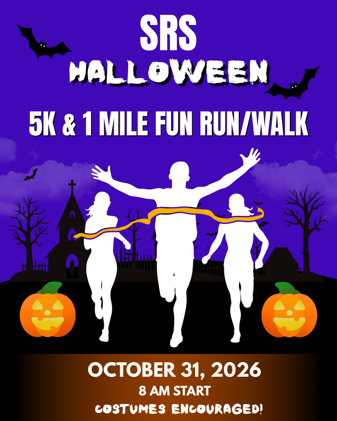 Halloween 5k & 1 Mile Fun Run/Walk!