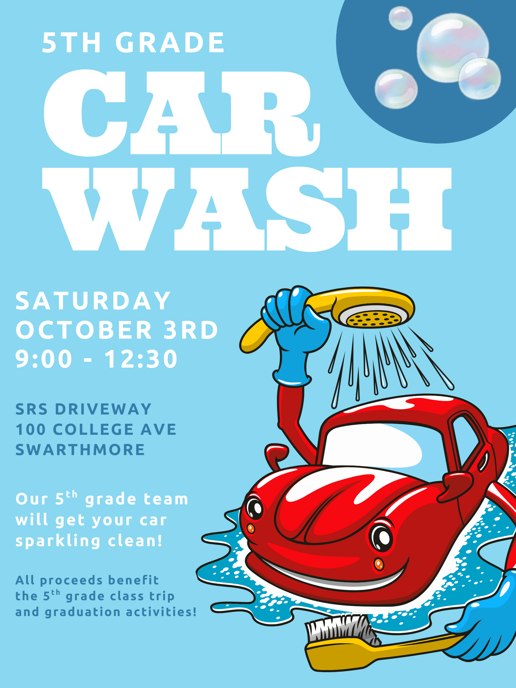 5th Grade Car Wash