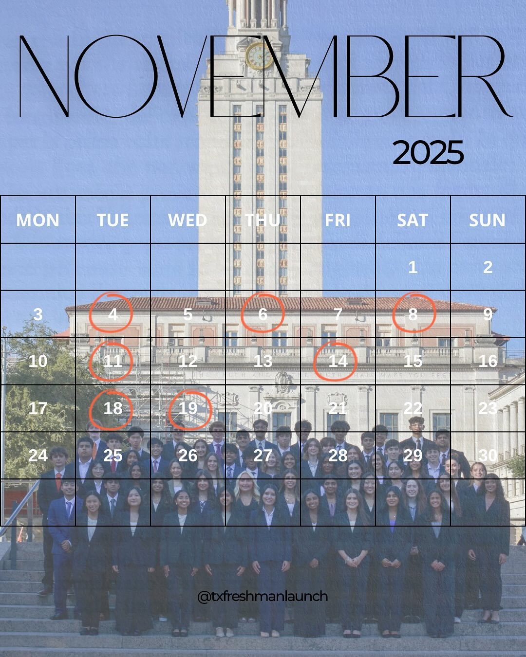 November in Freshman Launch 🚀🚀🚀

Let&rsquo;s launch into the rest of this month!! Take a look at our upcoming events! ➡️👀