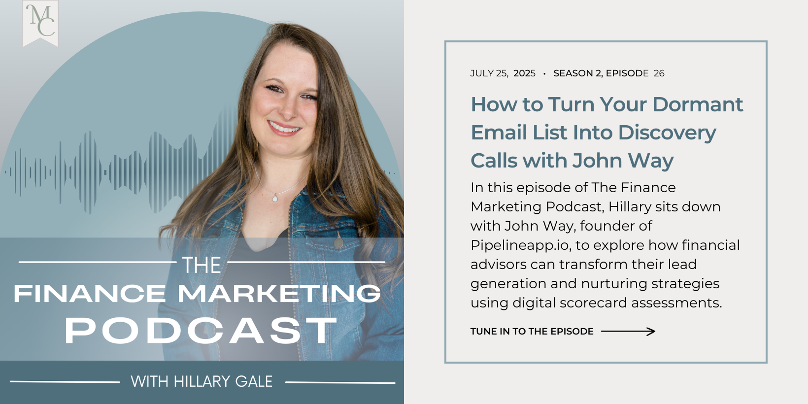 How to Turn Your Dormant Email List Into Discovery Calls with John Way