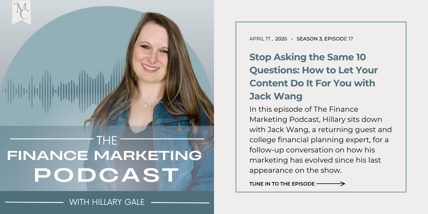 Stop Asking the Same 10 Questions: How to Let Your Content Do It For You with Jack Wang