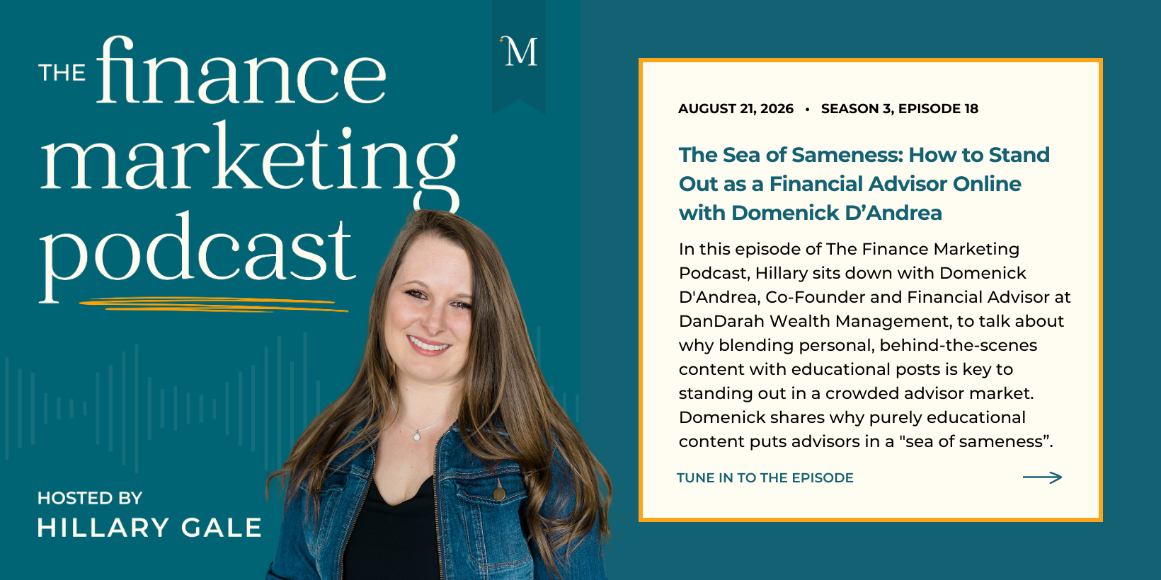 The Sea of Sameness: How to Stand Out as a Financial Advisor Online with Domenick D’Andrea