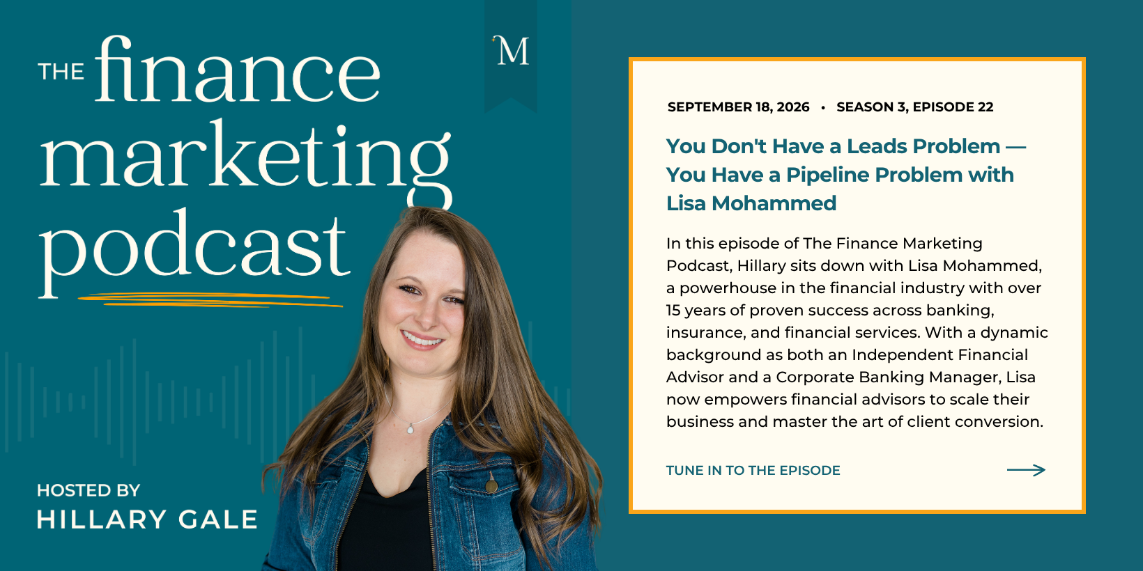 You Don't Have a Leads Problem — You Have a Pipeline Problem with Lisa Mohammed