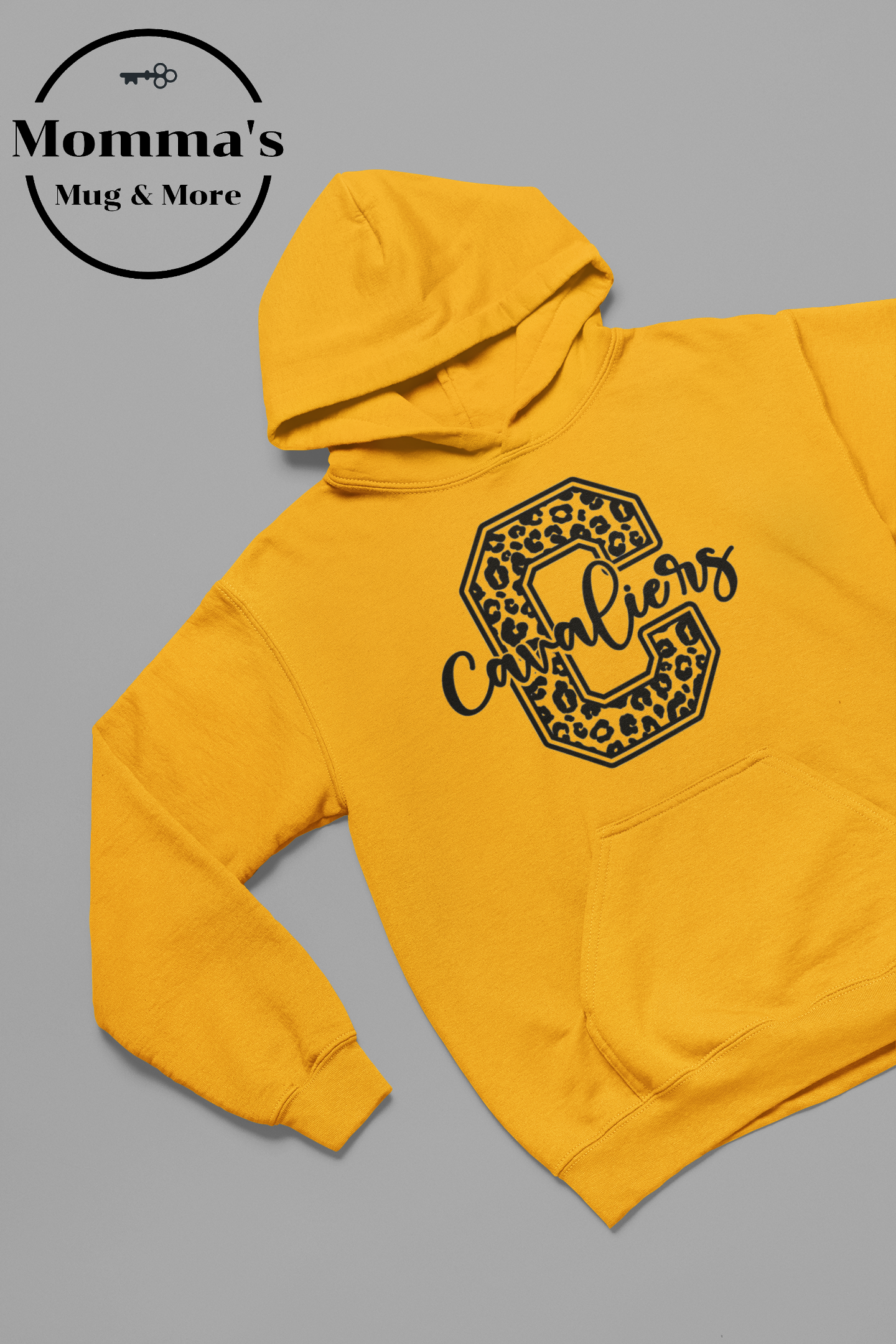 CORUNNA CAVALIERS LEOPARD C GOLD HOODIE.png