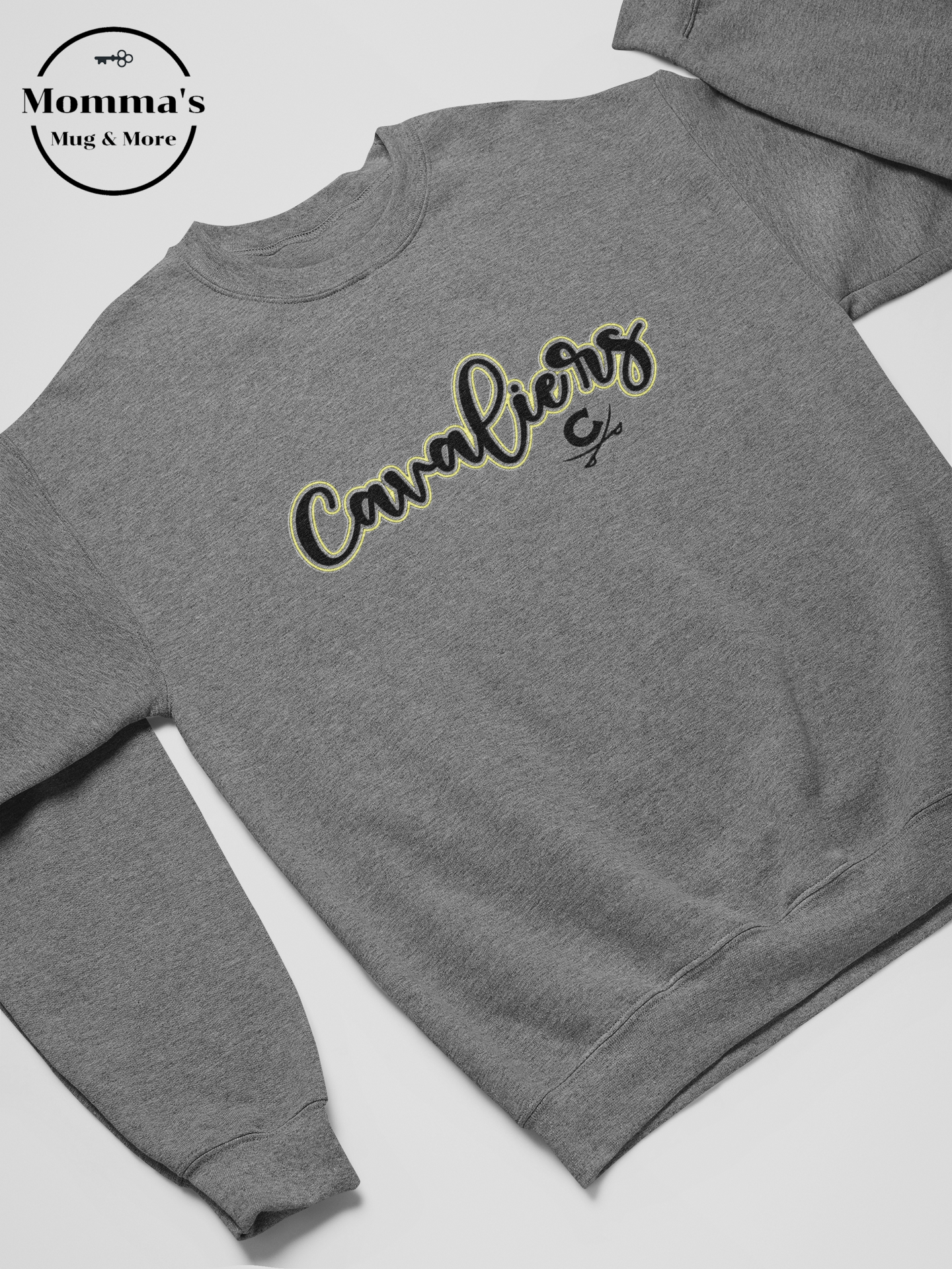 CORUNNA CAVALIERS FLAIR GRAPHITE HEATHER SWEATSHIRT.png