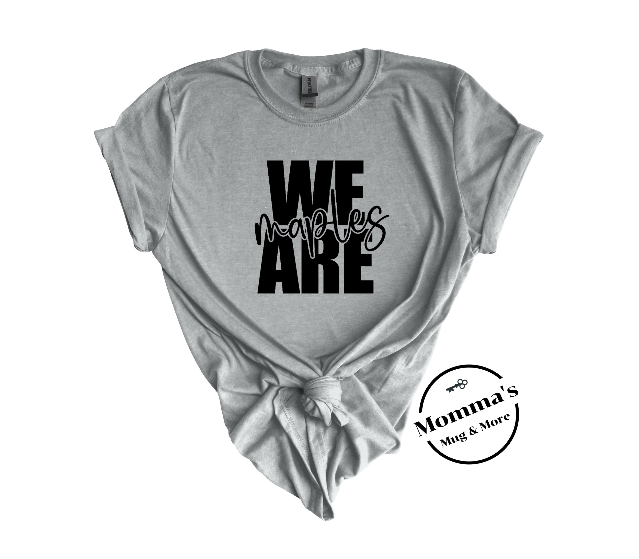 WE ARE MAPLES SPORT GRAY TEE.jpeg
