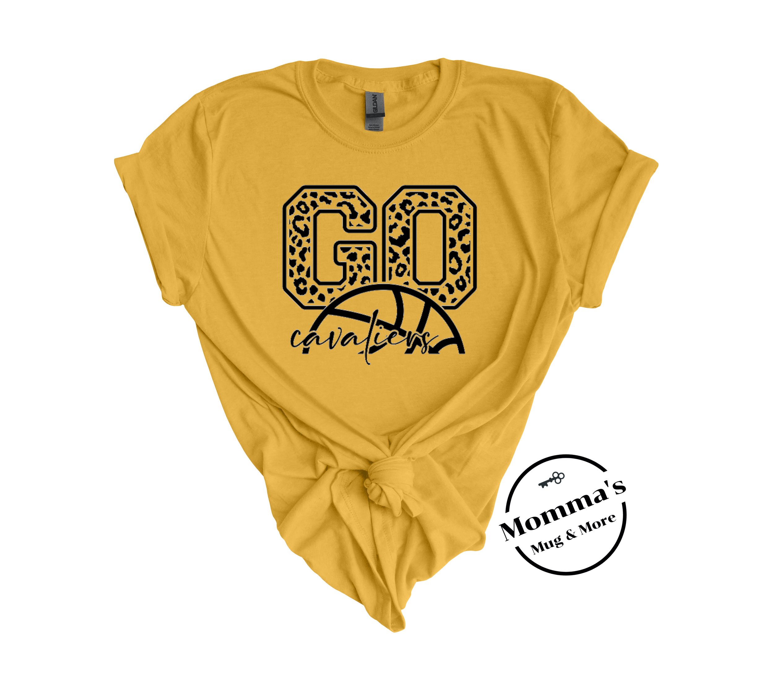 CORUNNA CAVALIERS BASKETBALL HONEY TEE.jpeg